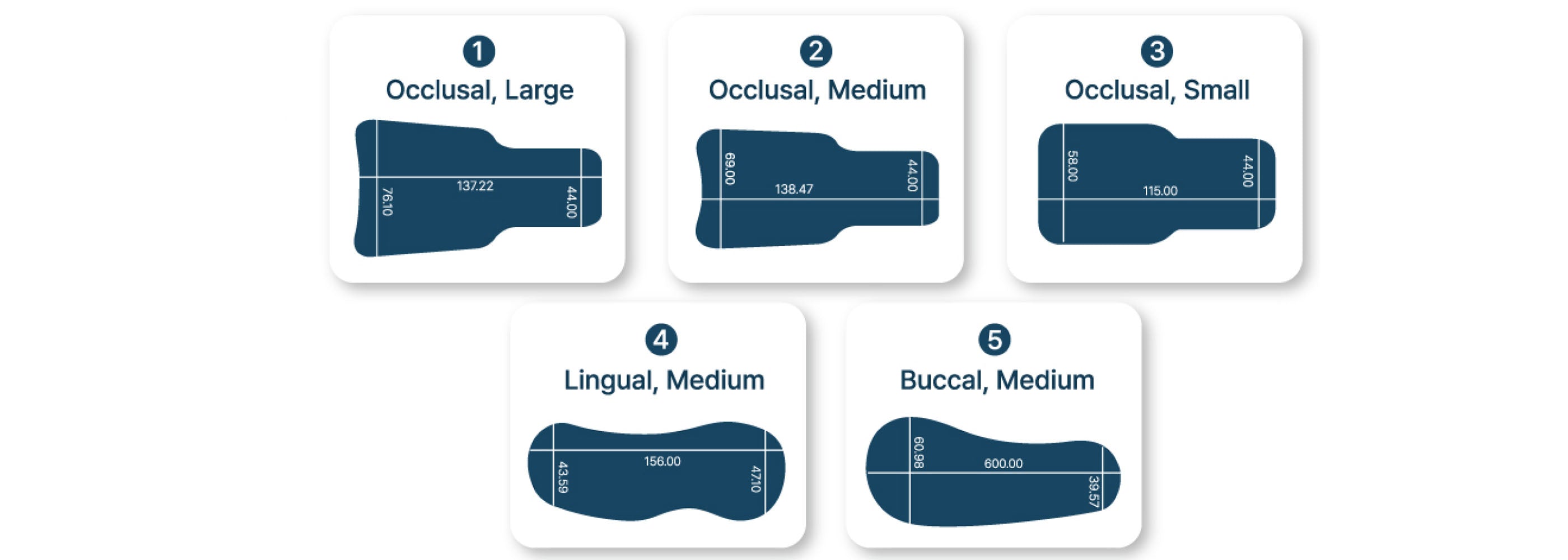 ILLUCO Dental Photo mirror all variants