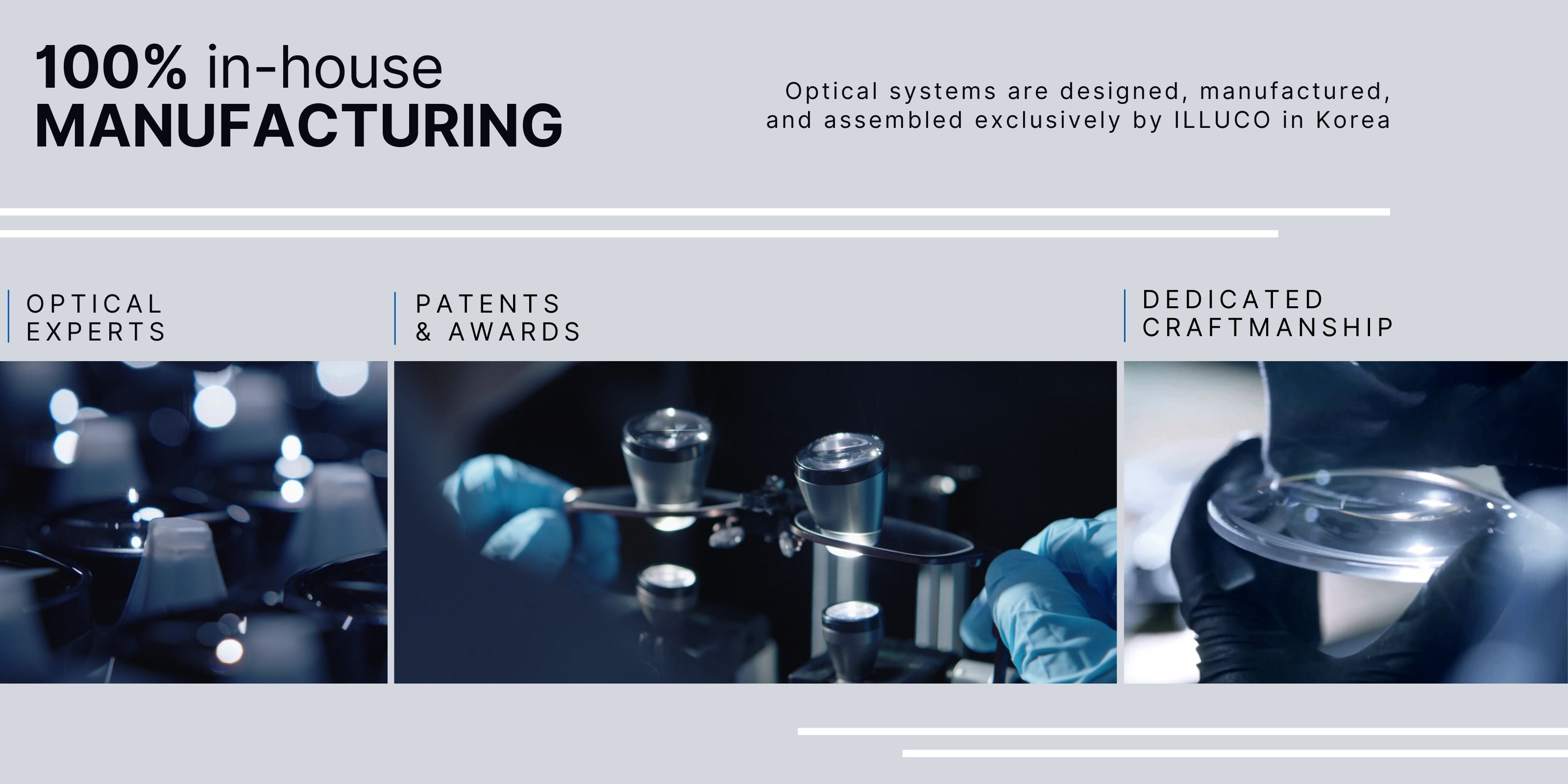 ILLUCO Products are 100 percent manufactured in house
