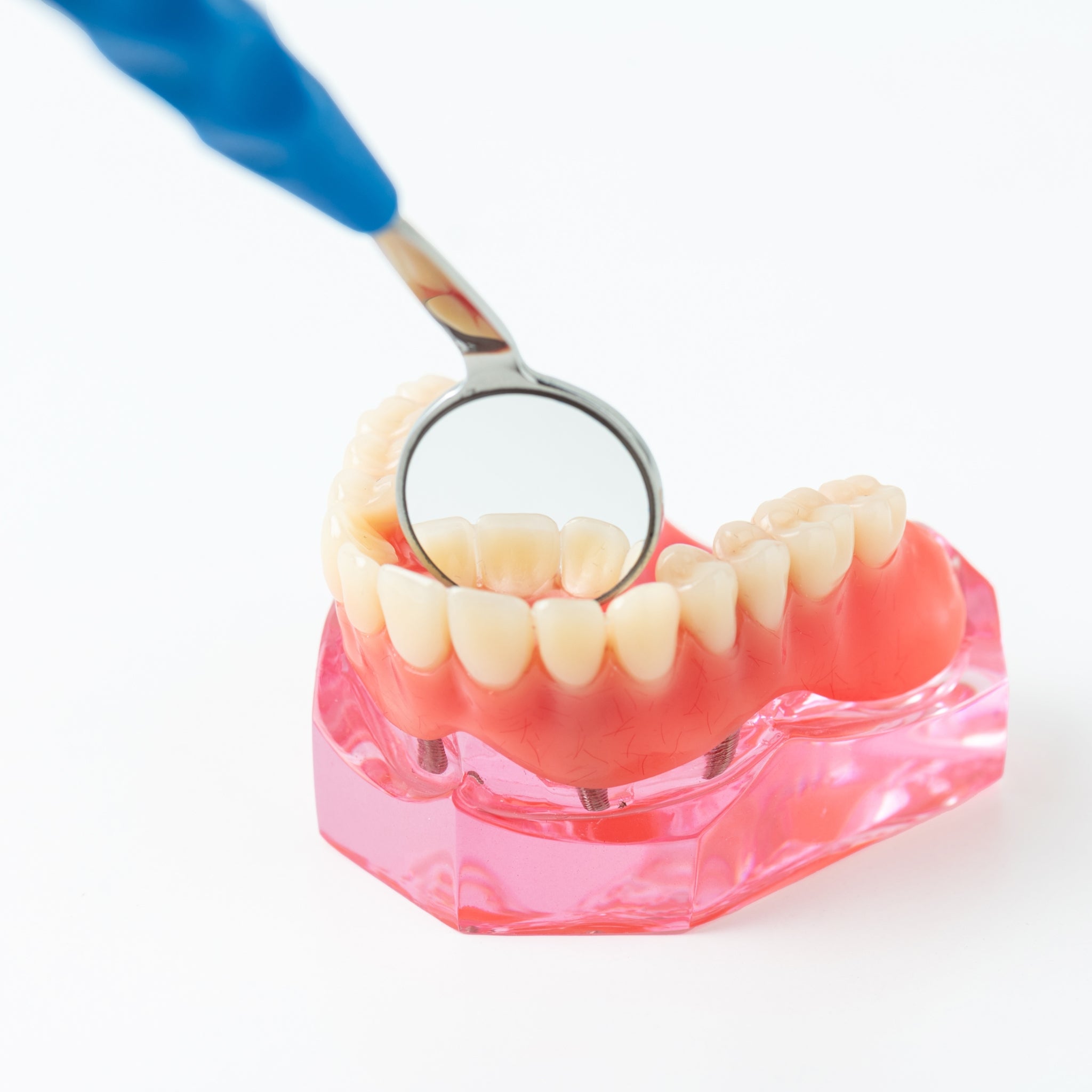 ILLUCO dental mirror with teeth