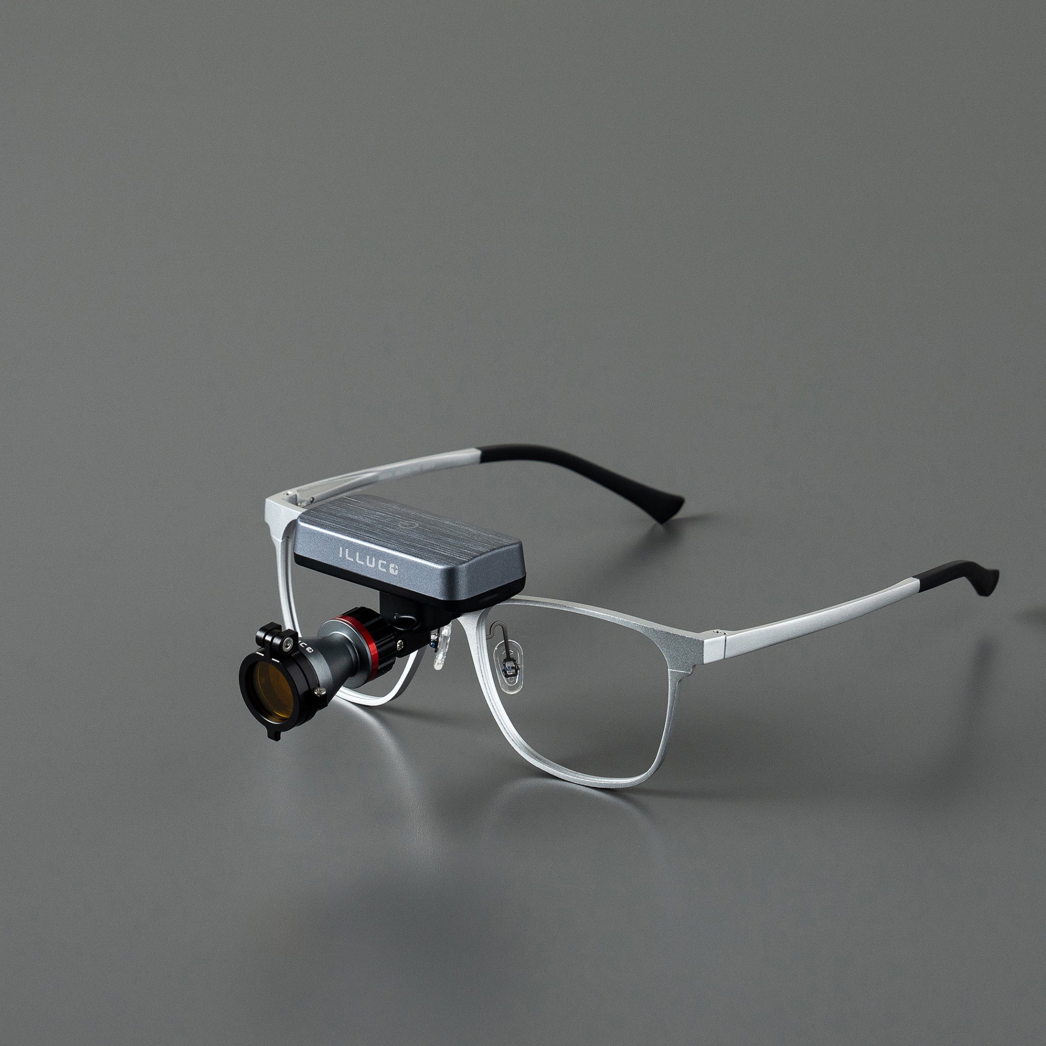 Illuco frame for headlight with grey wireless headlight