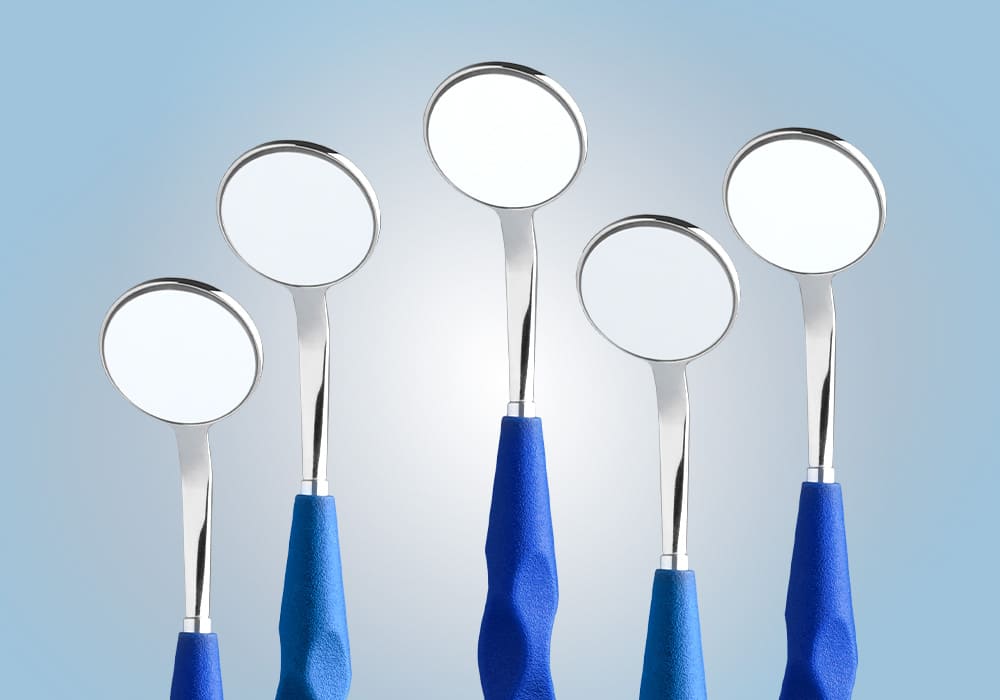 ILLUCO dental mirrors offer 99% reflectivity