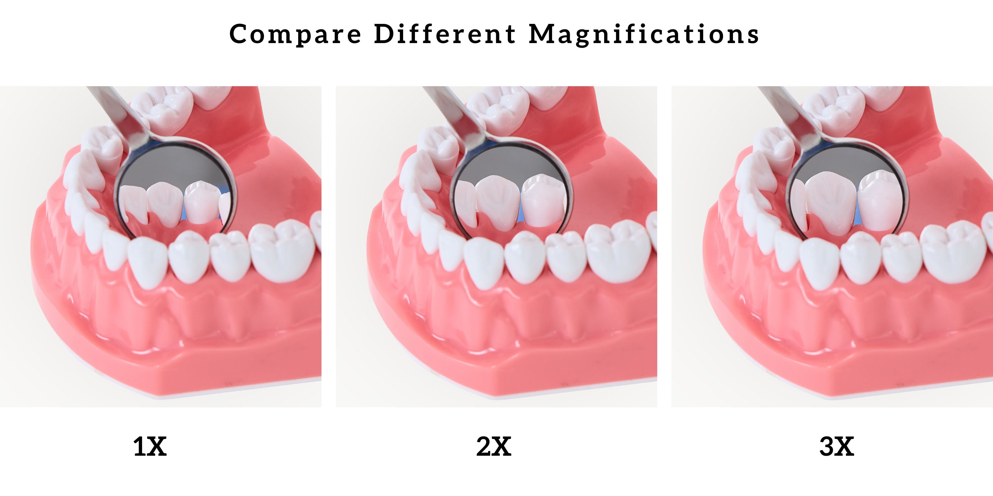 ILLUCO dental mirror magnifications