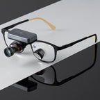 dark gray wireless headlight on loupes