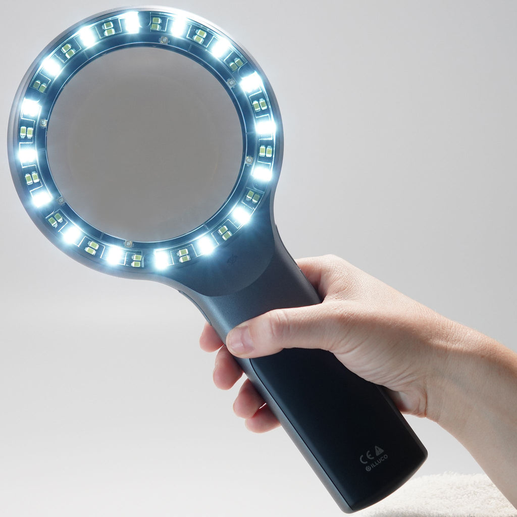 IDS-3100 with light on in hand