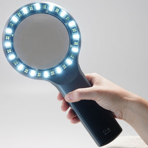 IDS-3100 with light on in hand