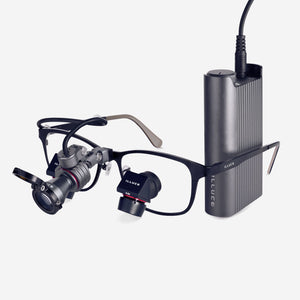 ILLUCO ErgoX loupes with wired headlight