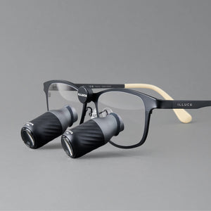 ILLUCO Prismatic TTL Loupes 4.0 magnification on classic frame