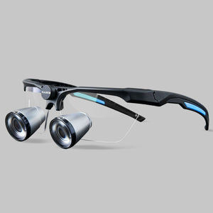 ILLUCO TTL Loupes 3.0 magnification on sports frame