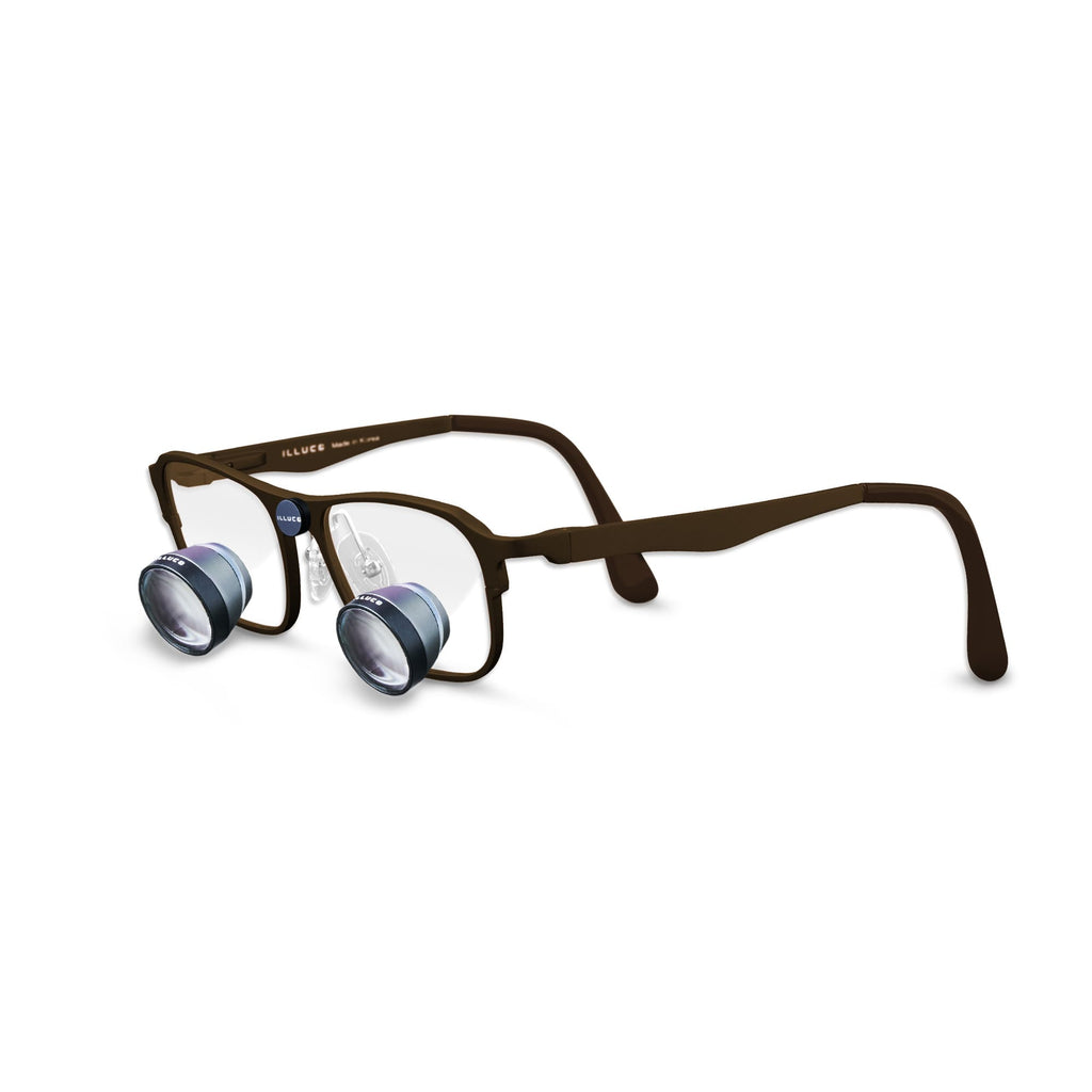 2.5x Galilean Loupes Atlas Chocolate