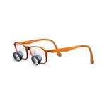 2.5x Galilean Loupes Atlas Tangerine