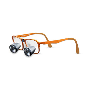 3.0x Galilean Loupes Atlas Tangerine