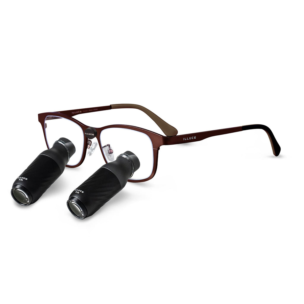 5.5x Prismatic Loupes Classic Coffee