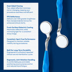 key features for the illuco double sided dental mirror
