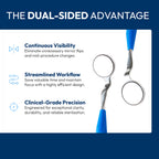 the advantage of dual double sided dental mirrors