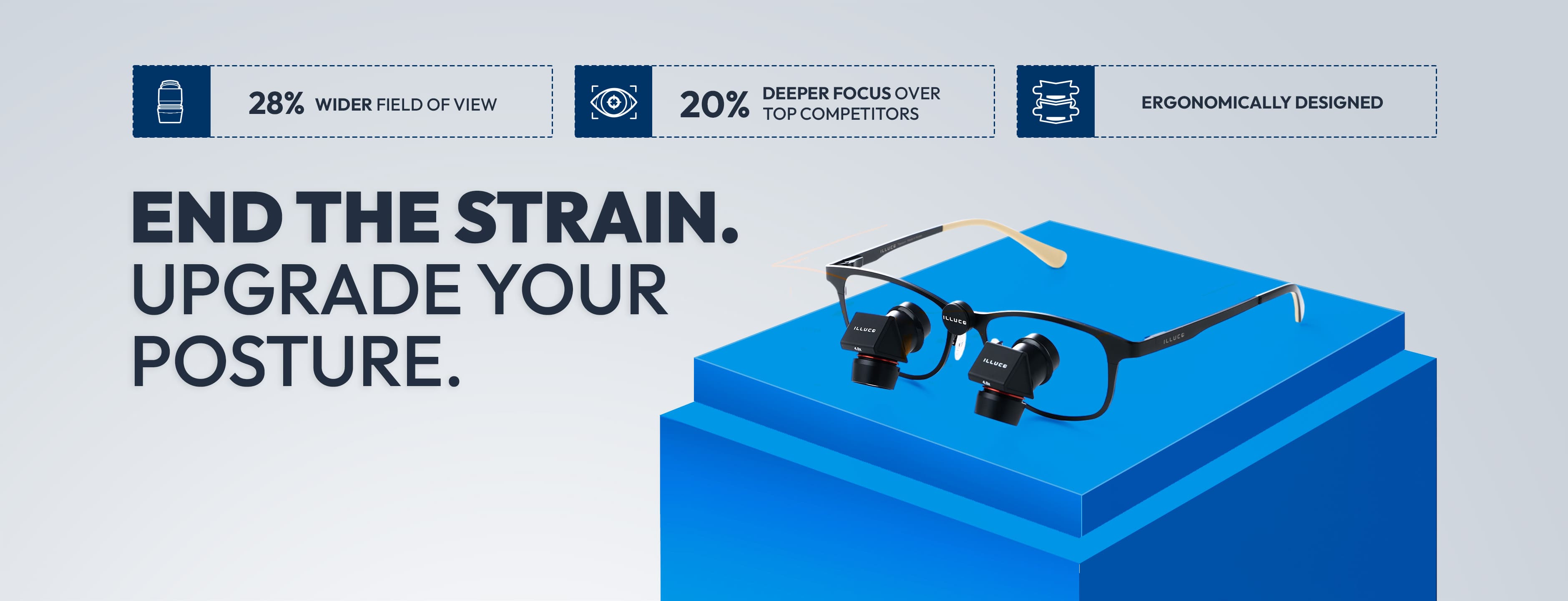 end the strain and upgrade your posture with ERGO X Loupes
