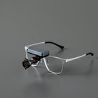 Illuco frame for headlight with grey wireless headlight 