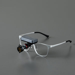 Illuco frame for headlight with grey wireless headlight 