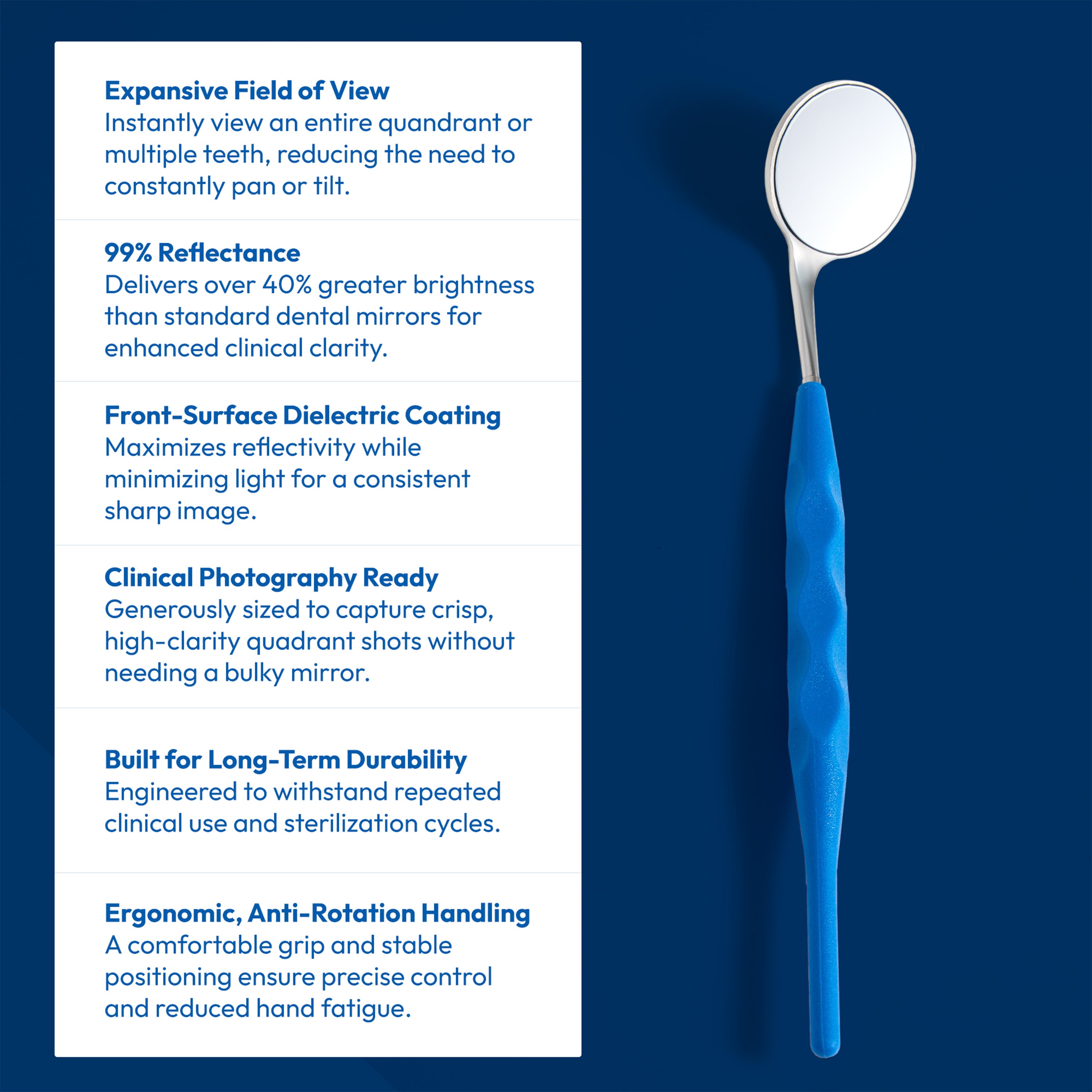 Key highlights for the grand dental mirror