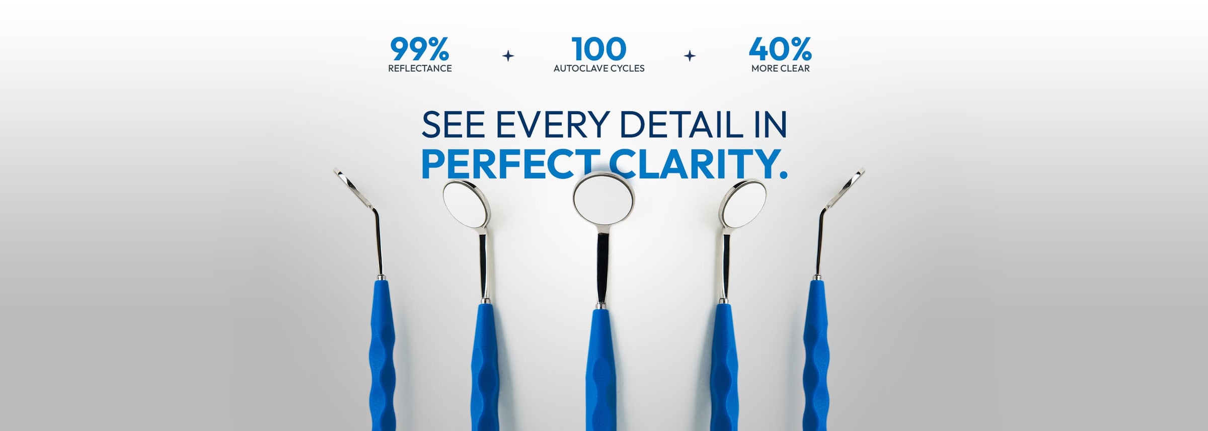 ILLUCO Dental Mirrors let you see every detail in perfect clarity