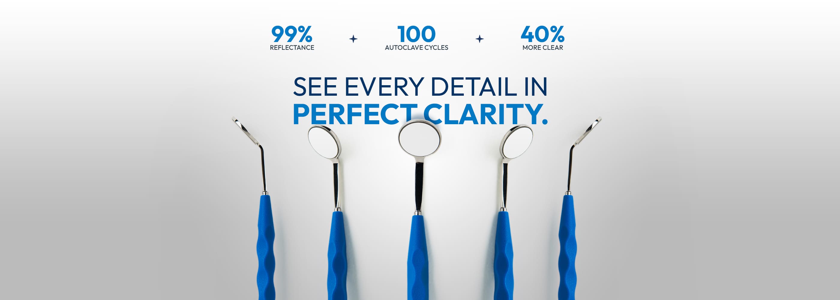 ILLUCO Dental Mirrors let you see every detail in perfect clarity