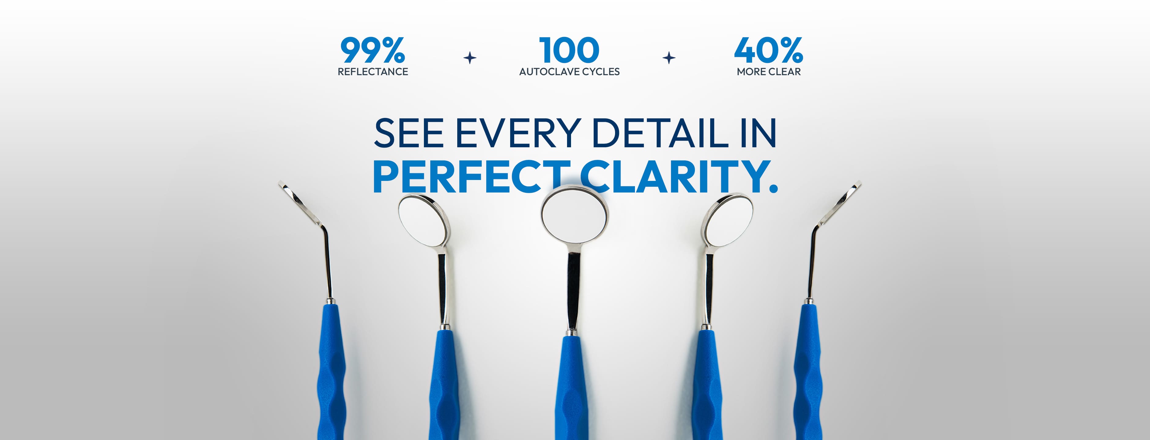 ILLUCO Dental Mirrors let you see every detail in perfect clarity