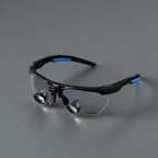 illuco TTL Galilean 2.5 loupe with sports goggle