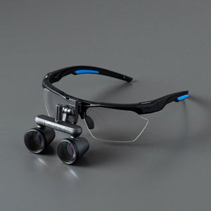 illuco flip up loupes with sports goggle