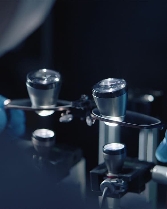 ILLUCO begins the manufacturing process by precisely incorporating your pupillary distance, working distance, and chosen specifications.