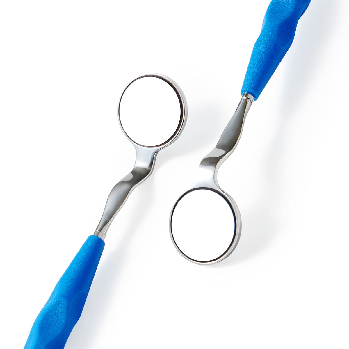 double sided dental mirrors light blue Main image