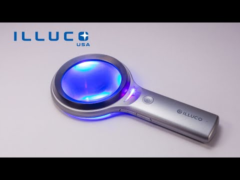 a video that shows all the aspects of the illuco ids 3100 woods lamp