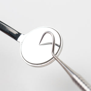 ILLUCO dental mirror with sickle probe